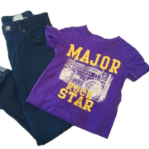 CARTER’S Boys Purple Rock Star T-shirt